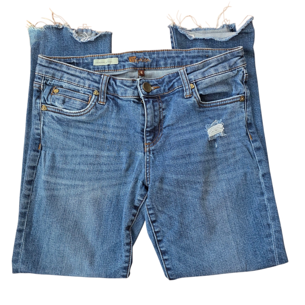 Kut from the Kloth Light Blue Cropped Jeans